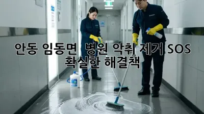 안동 임동면 🏥 병원 악취 제거 SOS! ✨ 확실한 해결책